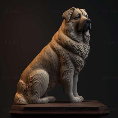 3D model Romanian Carpathian Shepherd dog (STL)